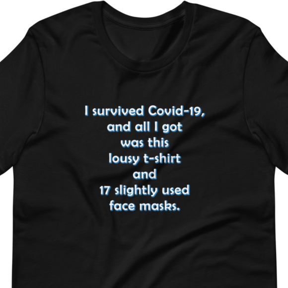 I Survived COVID-19 T-Shirt (dark fabrics)