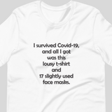 I Survived COVID-19 T-Shirt (light fabrics)