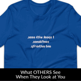 I Speak With Ease MirrorImage™ T-Shirt Dark